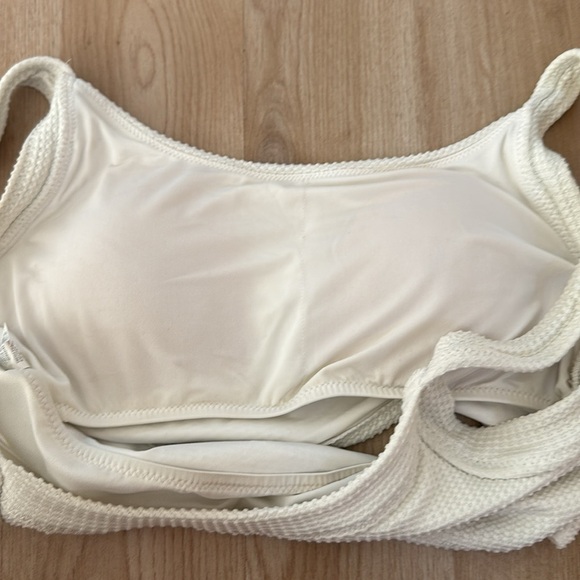 Aerie Off-White Textured Bikini Top - Picture 3 of 4